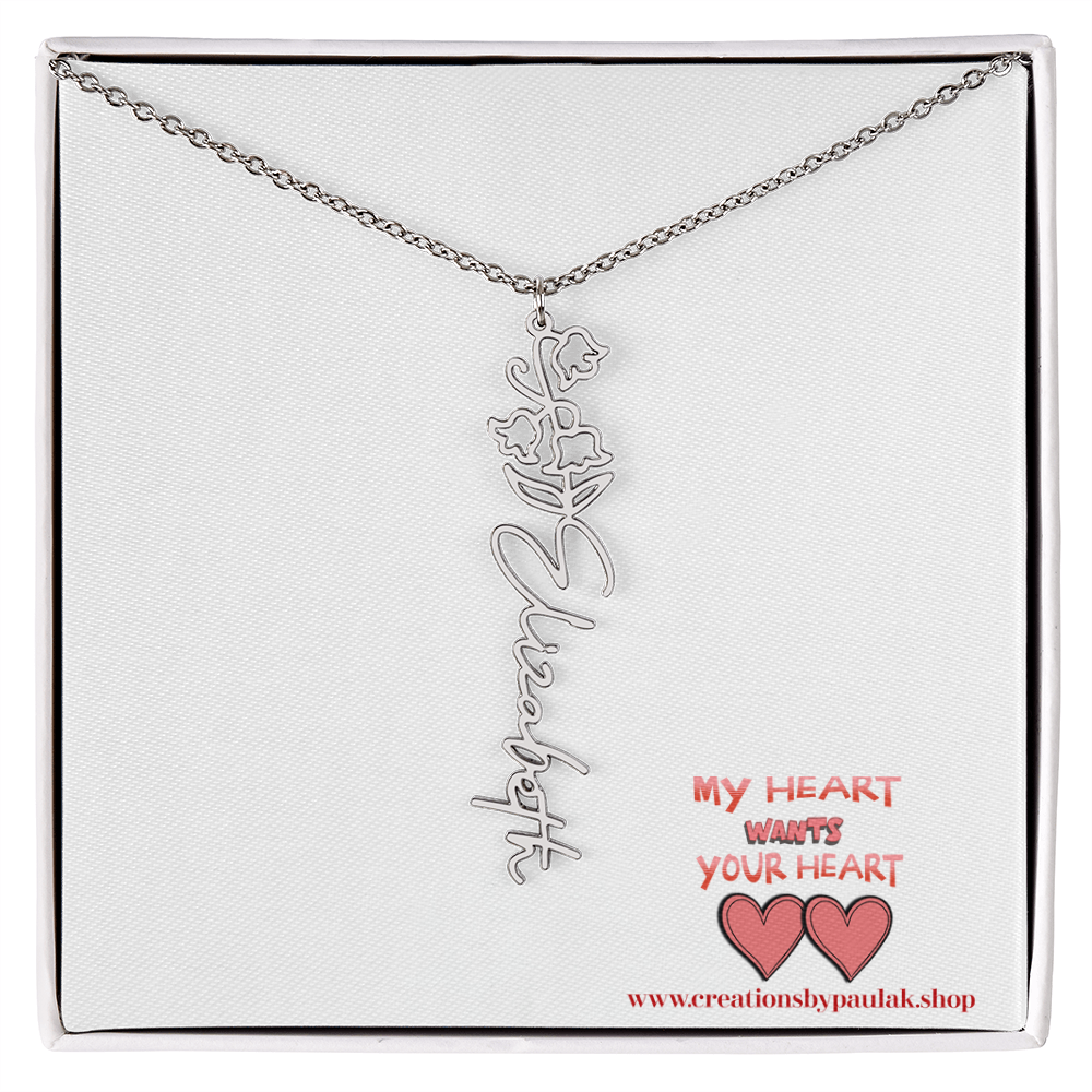 custom "Valentine Necklace" – The Perfect Valentine's Day Gift for Her | Romantic Jewelry for Love