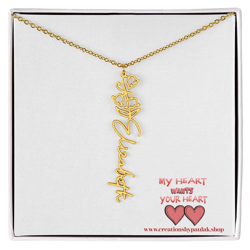 custom "Valentine Necklace" – The Perfect Valentine's Day Gift for Her | Romantic Jewelry for Love