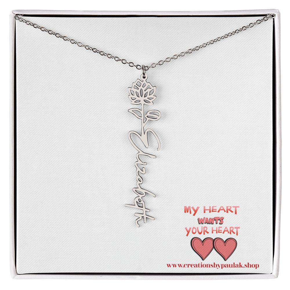 custom "Valentine Necklace" – The Perfect Valentine's Day Gift for Her | Romantic Jewelry for Love