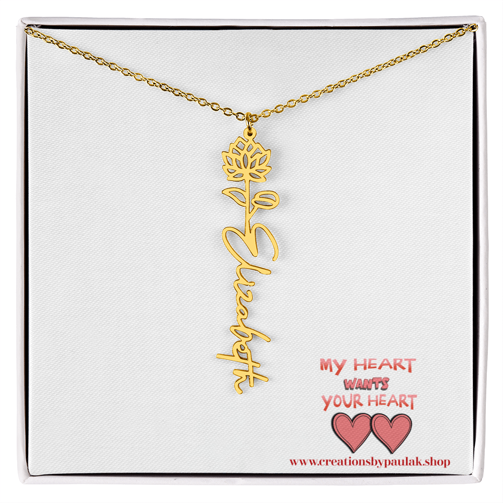 custom "Valentine Necklace" – The Perfect Valentine's Day Gift for Her | Romantic Jewelry for Love