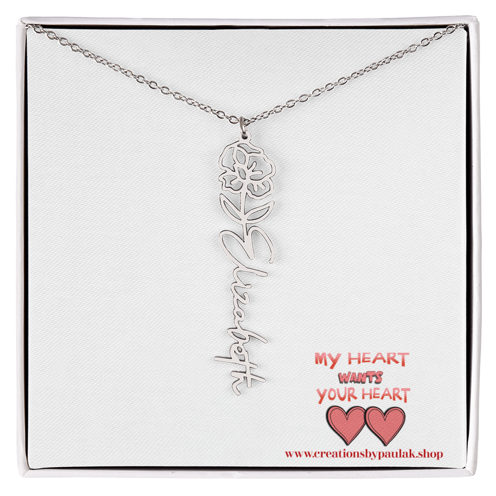 custom "Valentine Necklace" – The Perfect Valentine's Day Gift for Her | Romantic Jewelry for Love