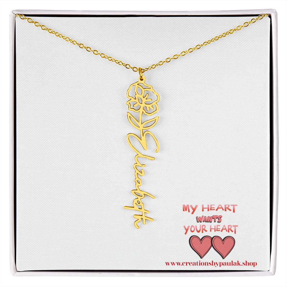 custom "Valentine Necklace" – The Perfect Valentine's Day Gift for Her | Romantic Jewelry for Love