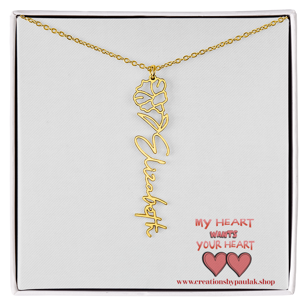 custom "Valentine Necklace" – The Perfect Valentine's Day Gift for Her | Romantic Jewelry for Love