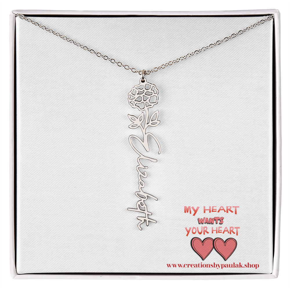 custom "Valentine Necklace" – The Perfect Valentine's Day Gift for Her | Romantic Jewelry for Love