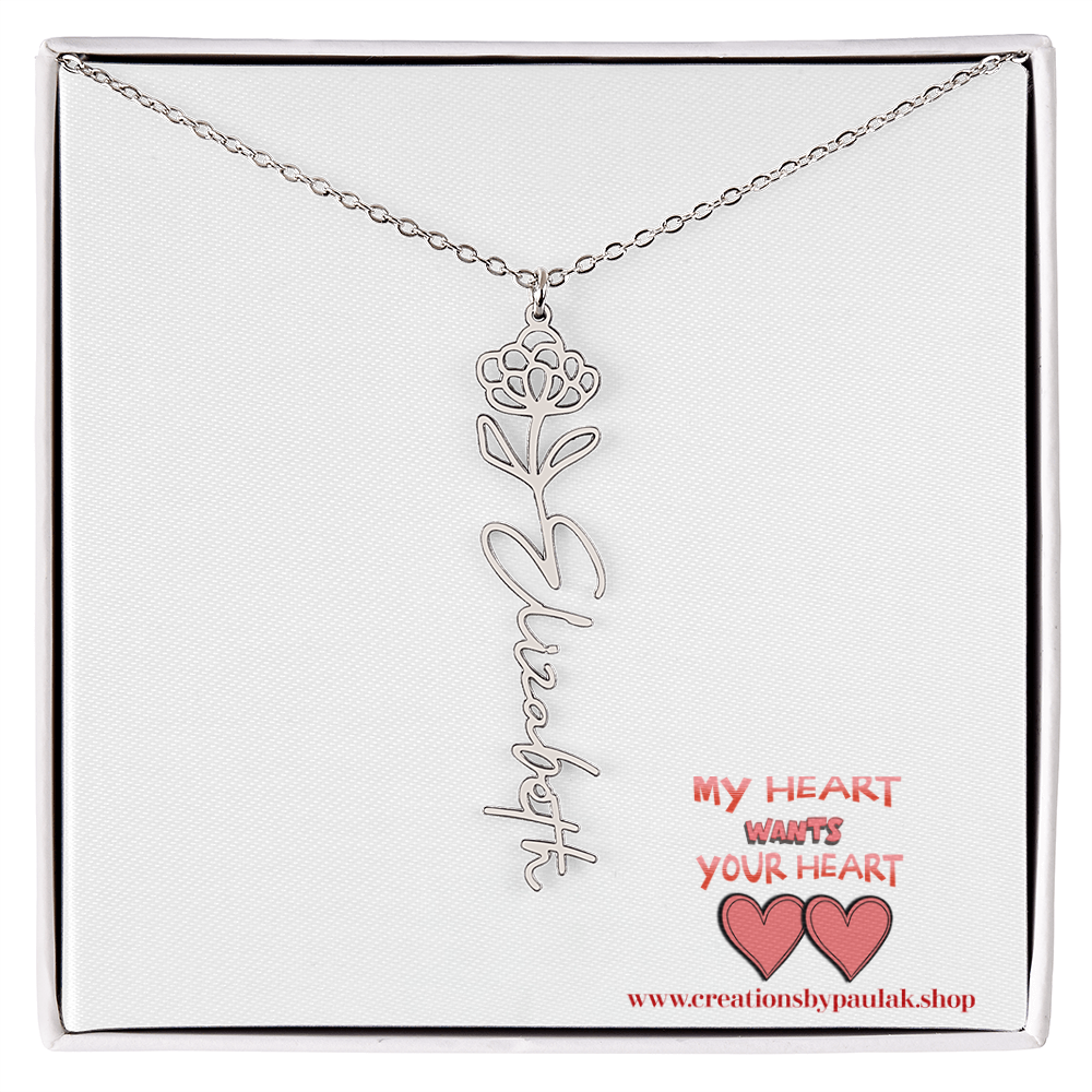 custom "Valentine Necklace" – The Perfect Valentine's Day Gift for Her | Romantic Jewelry for Love