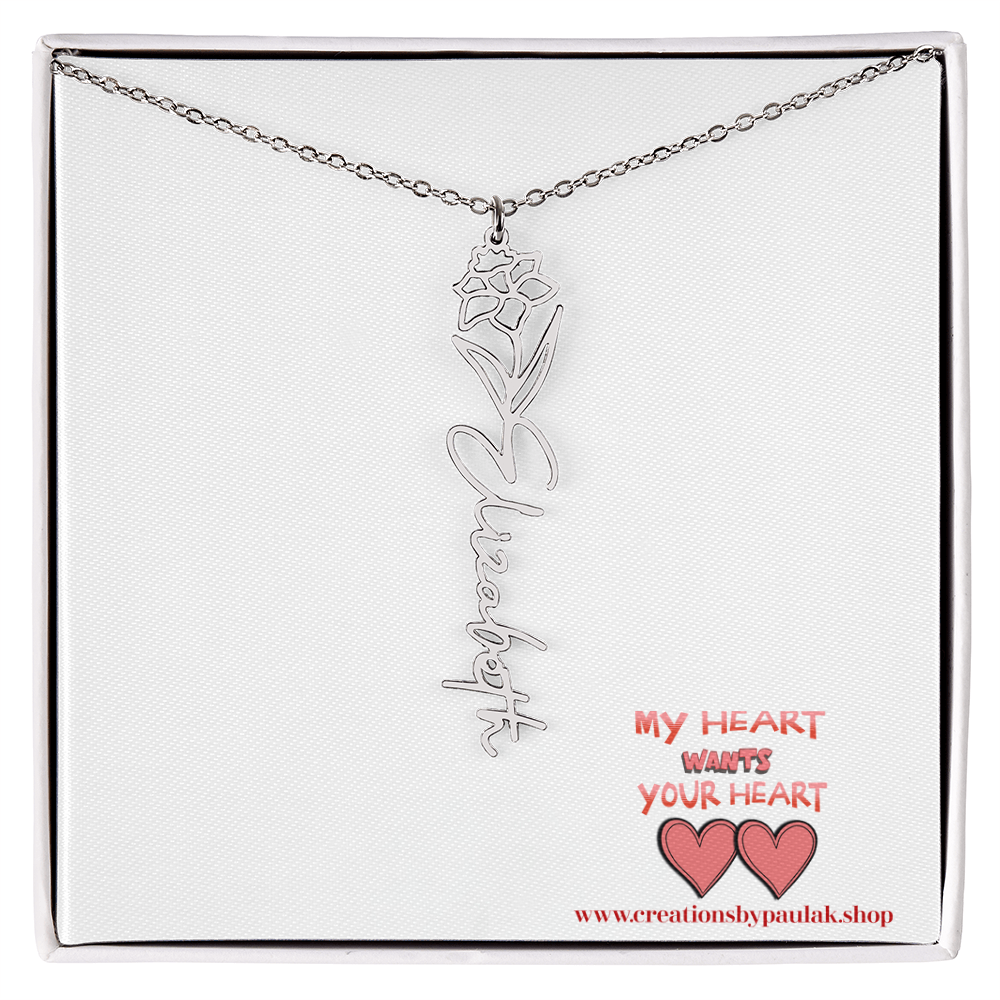 custom "Valentine Necklace" – The Perfect Valentine's Day Gift for Her | Romantic Jewelry for Love