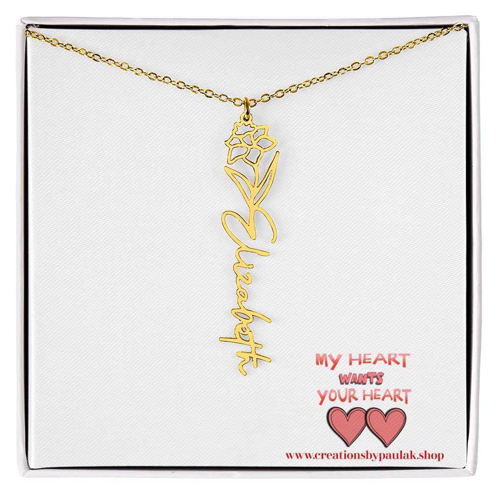 custom "Valentine Necklace" – The Perfect Valentine's Day Gift for Her | Romantic Jewelry for Love