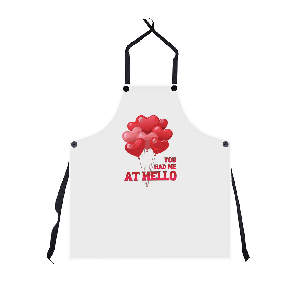 "You Had Me at Hello" premium apron