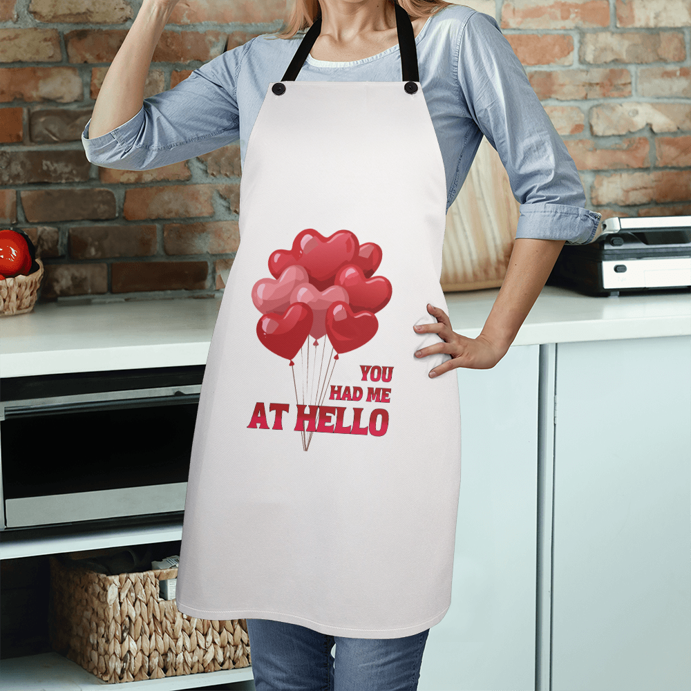 "You Had Me at Hello" premium apron