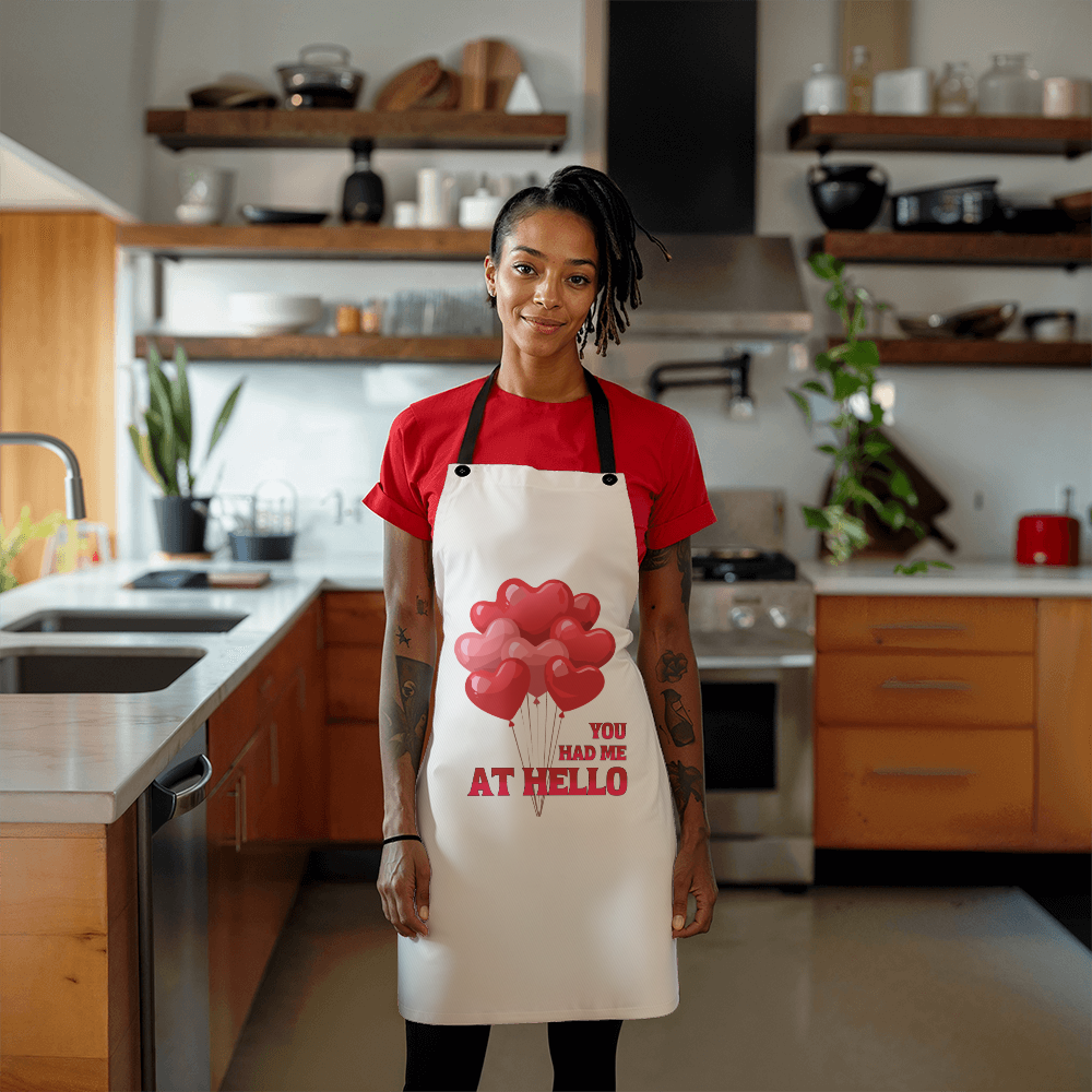 "You Had Me at Hello" premium apron