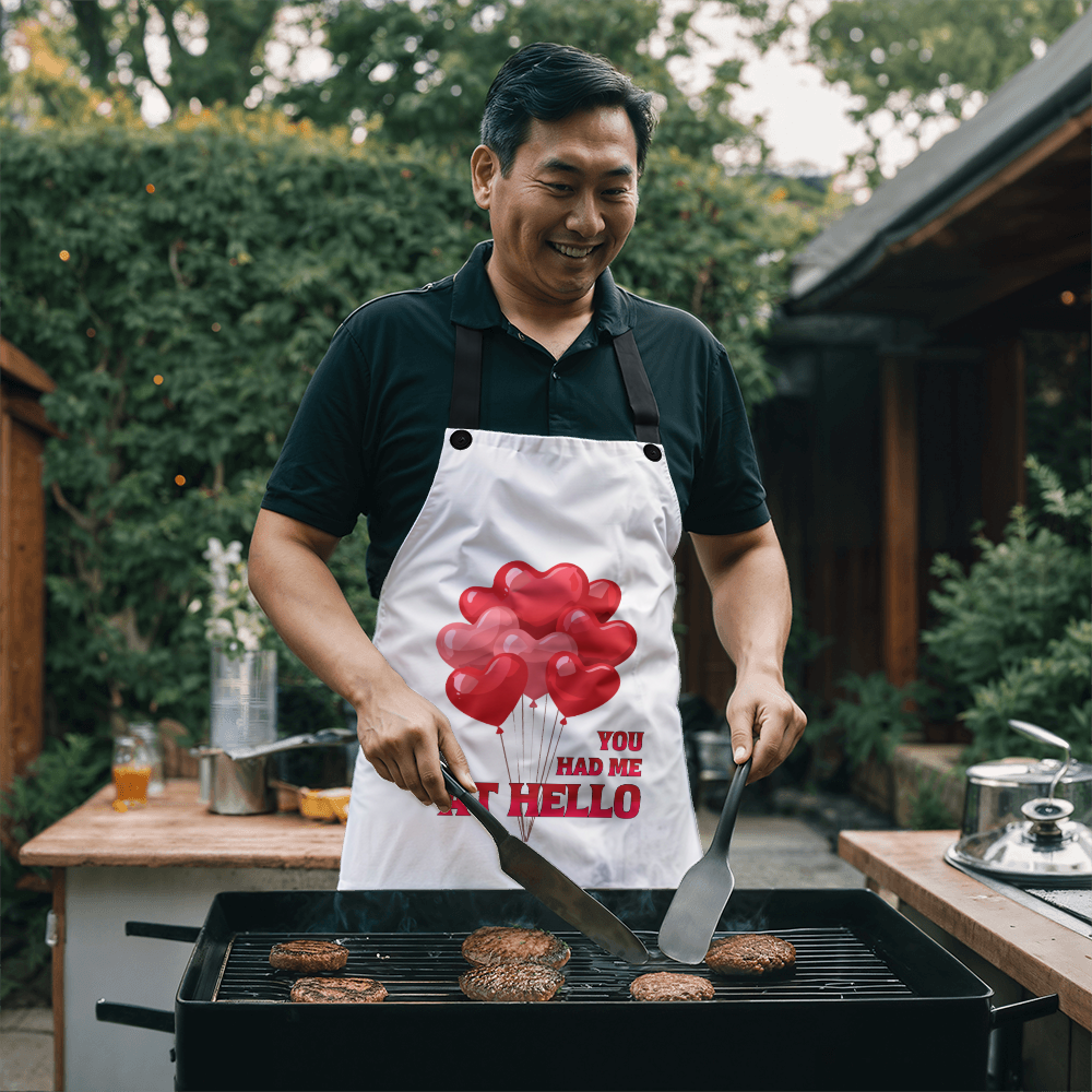 "You Had Me at Hello" premium apron