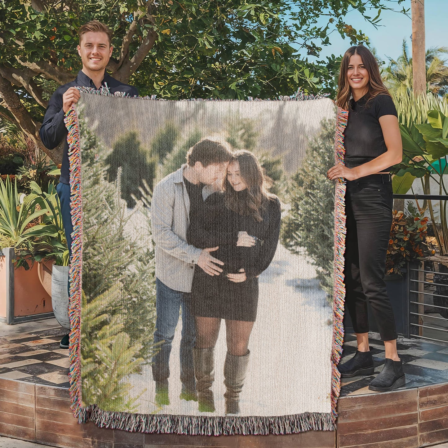 "Forever Love – Personalized Heirloom Blanket"