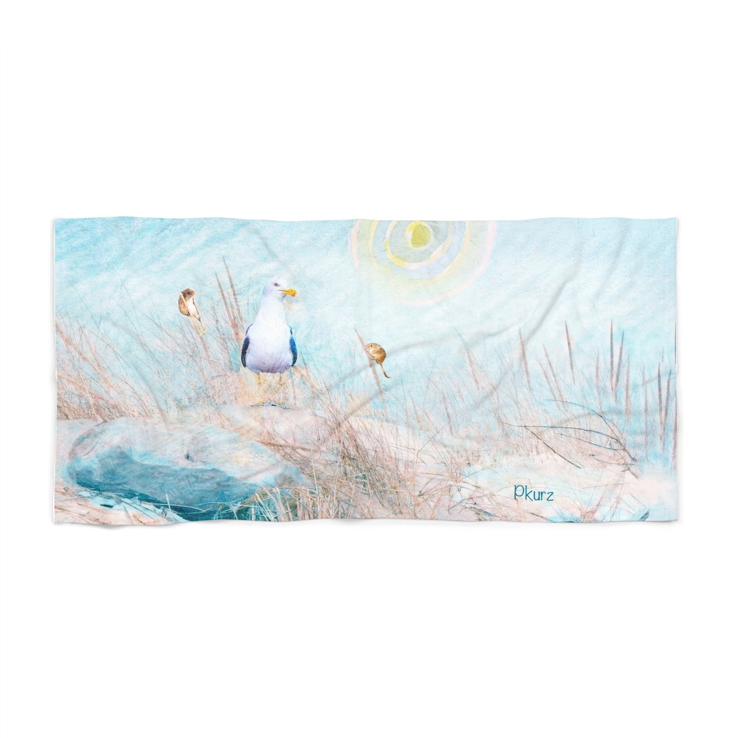 Max & Milly Chillin Beach Towel, Beach Towel, pool, gift, lake, airbnb,