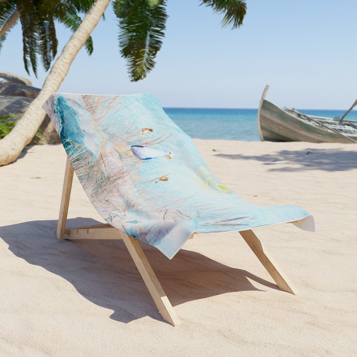 Max & Milly Chillin Beach Towel, Beach Towel, pool, gift, lake, airbnb,