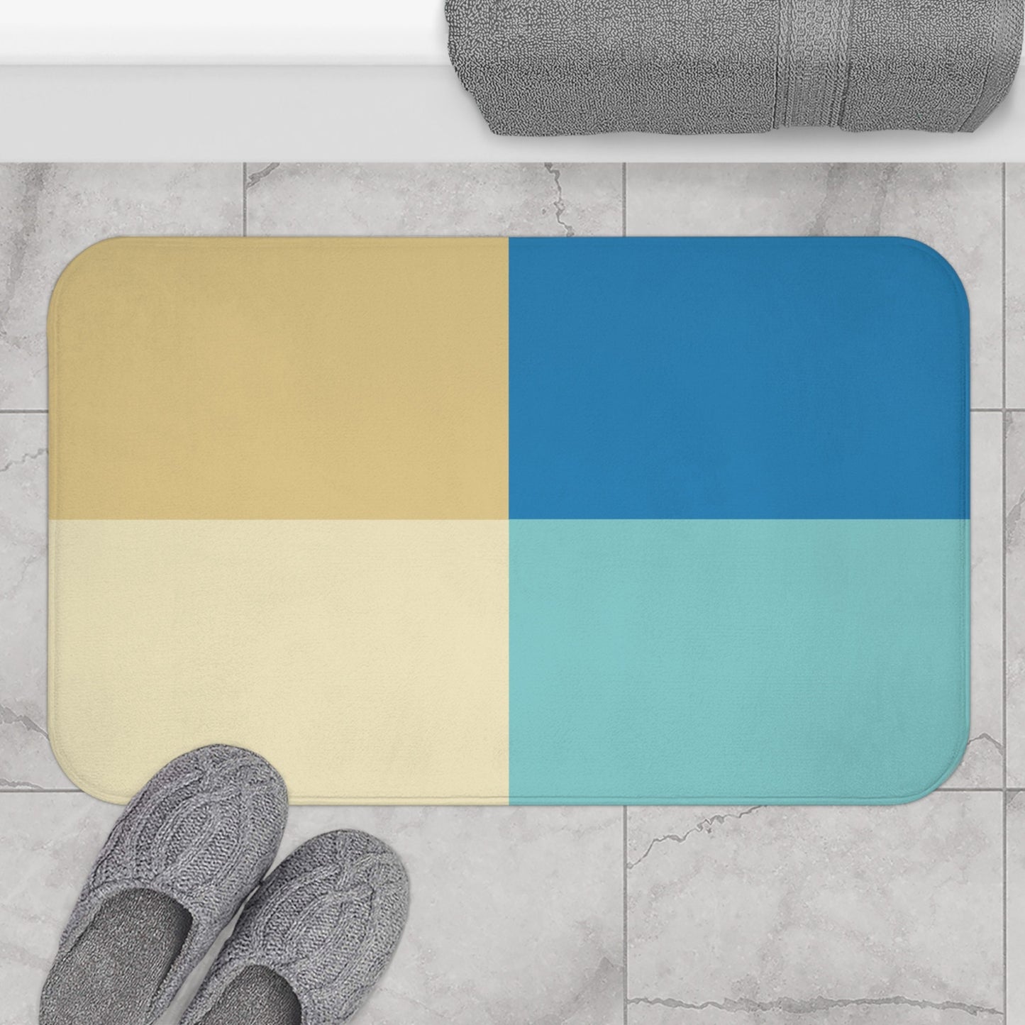 Dorm Divas Art Deco Bath Mat, bathroom, college, dorm rooms, girls bathroom