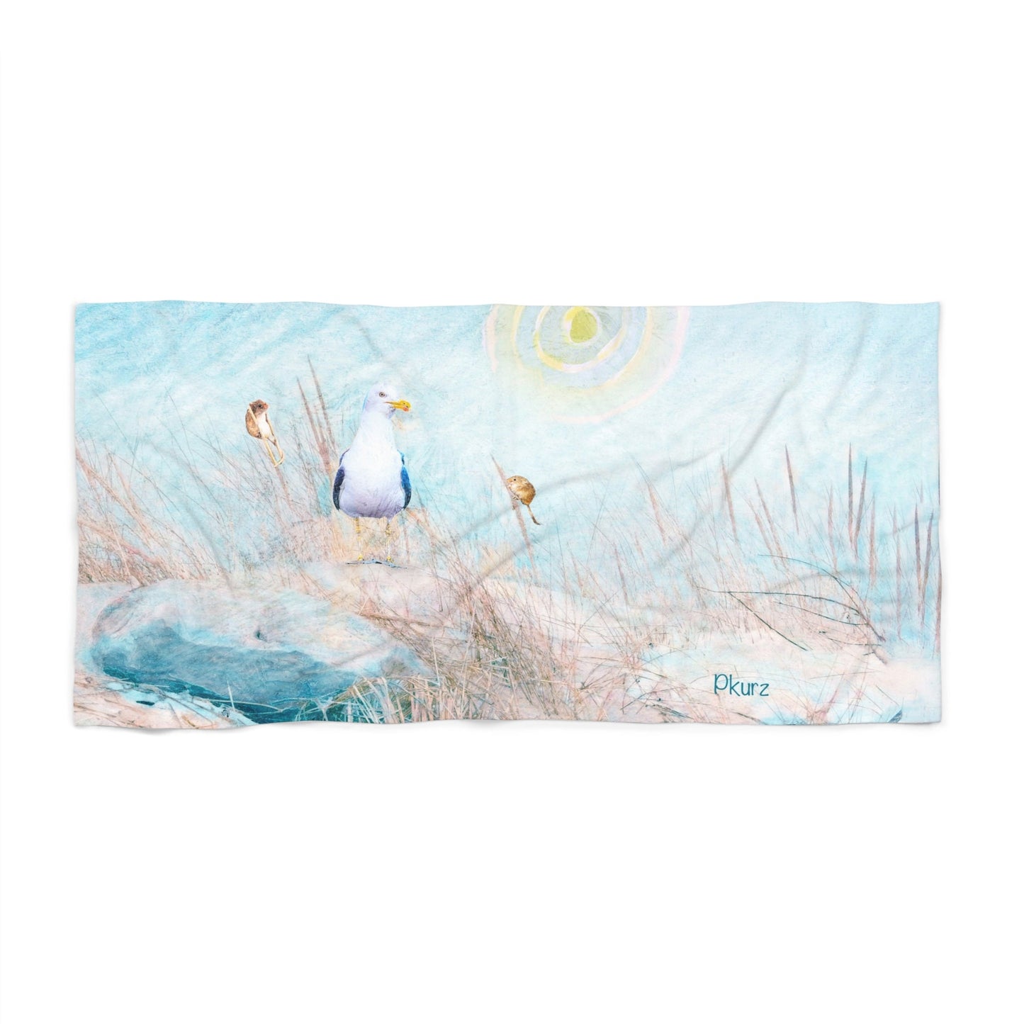 Max & Milly Chillin Beach Towel, Beach Towel, pool, gift, lake, airbnb,