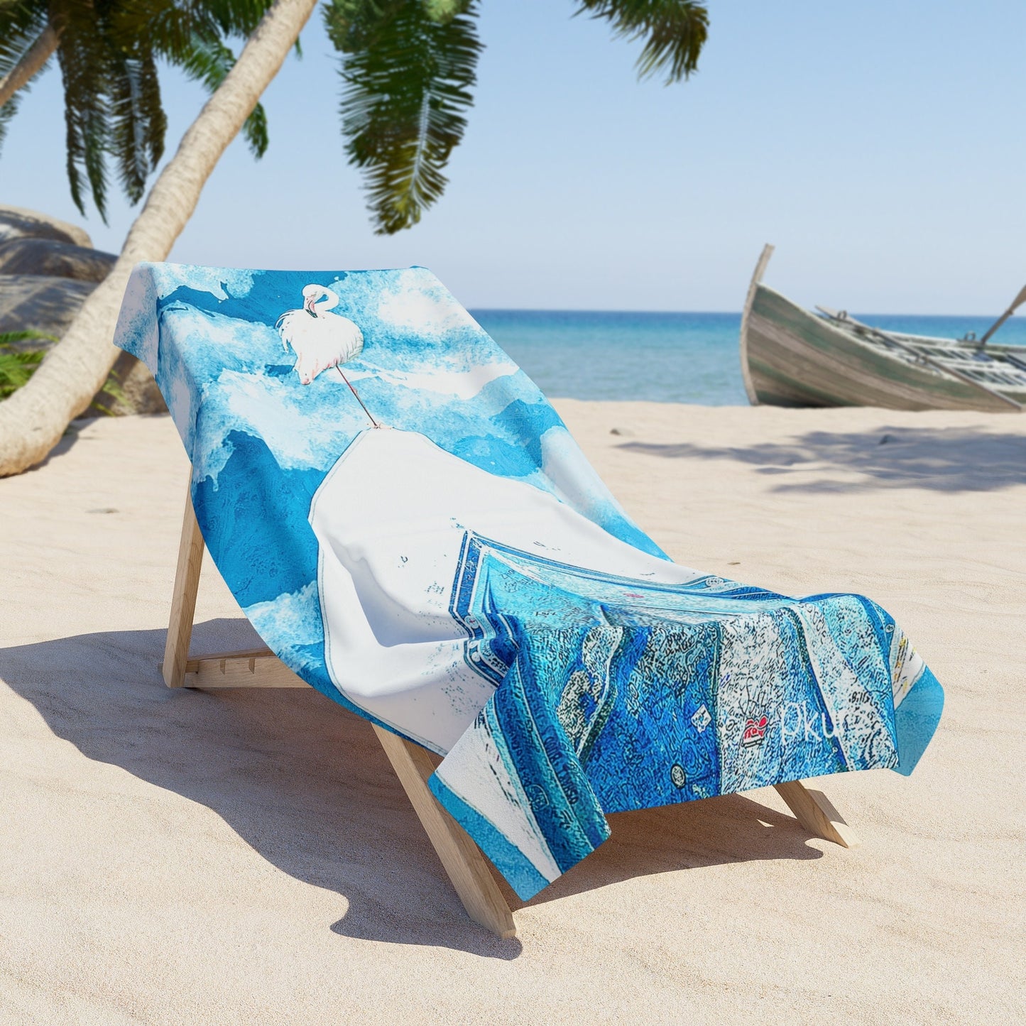 Feathers on Shipwreck Beach Towel, Beach Towel, pool, gift, lake, airbnb,