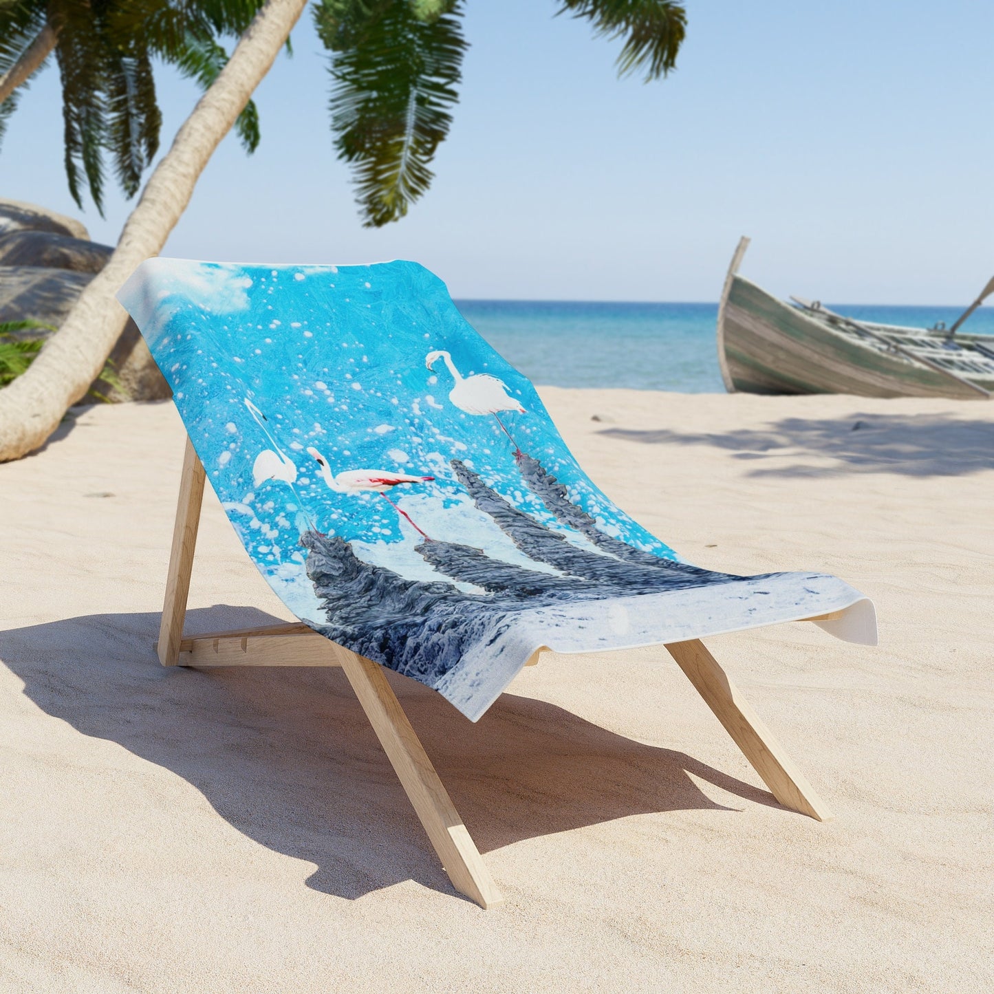 Feathers on Sandcastles Beach Towel, Beach Towel, pool, gift, lake, airbnb,
