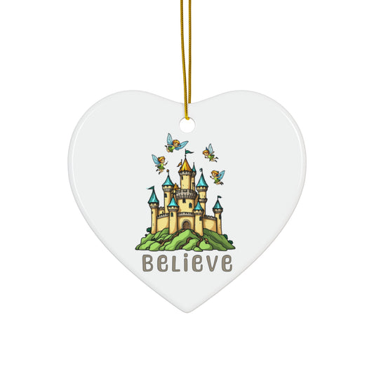 Ceramic Ornament, 4 Shapes