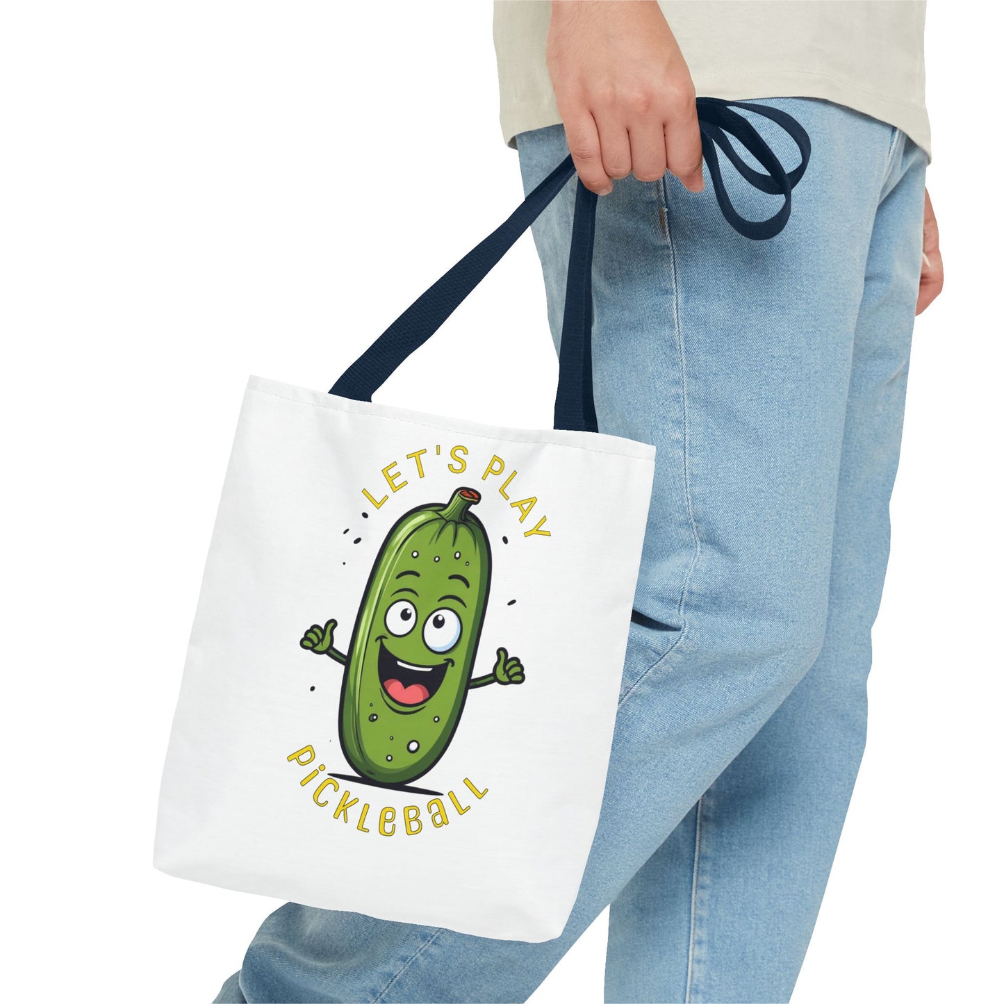 Pickleball Tote Bag, Let's Play Pickleball, Funny Pickle Saying, Pickleball Gift, Sports Bag, Pickleball Accessories