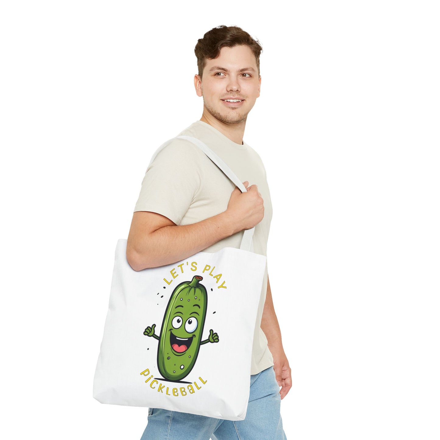 Pickleball Tote Bag, Let's Play Pickleball, Funny Pickle Saying, Pickleball Gift, Sports Bag, Pickleball Accessories