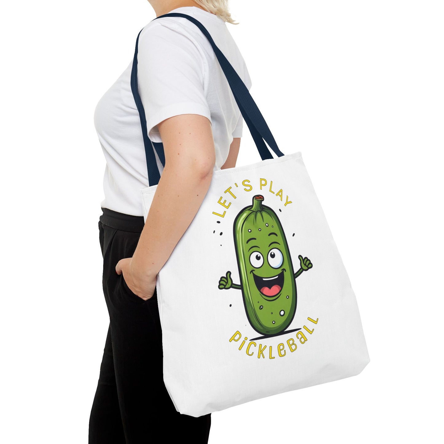 Pickleball Tote Bag, Let's Play Pickleball, Funny Pickle Saying, Pickleball Gift, Sports Bag, Pickleball Accessories