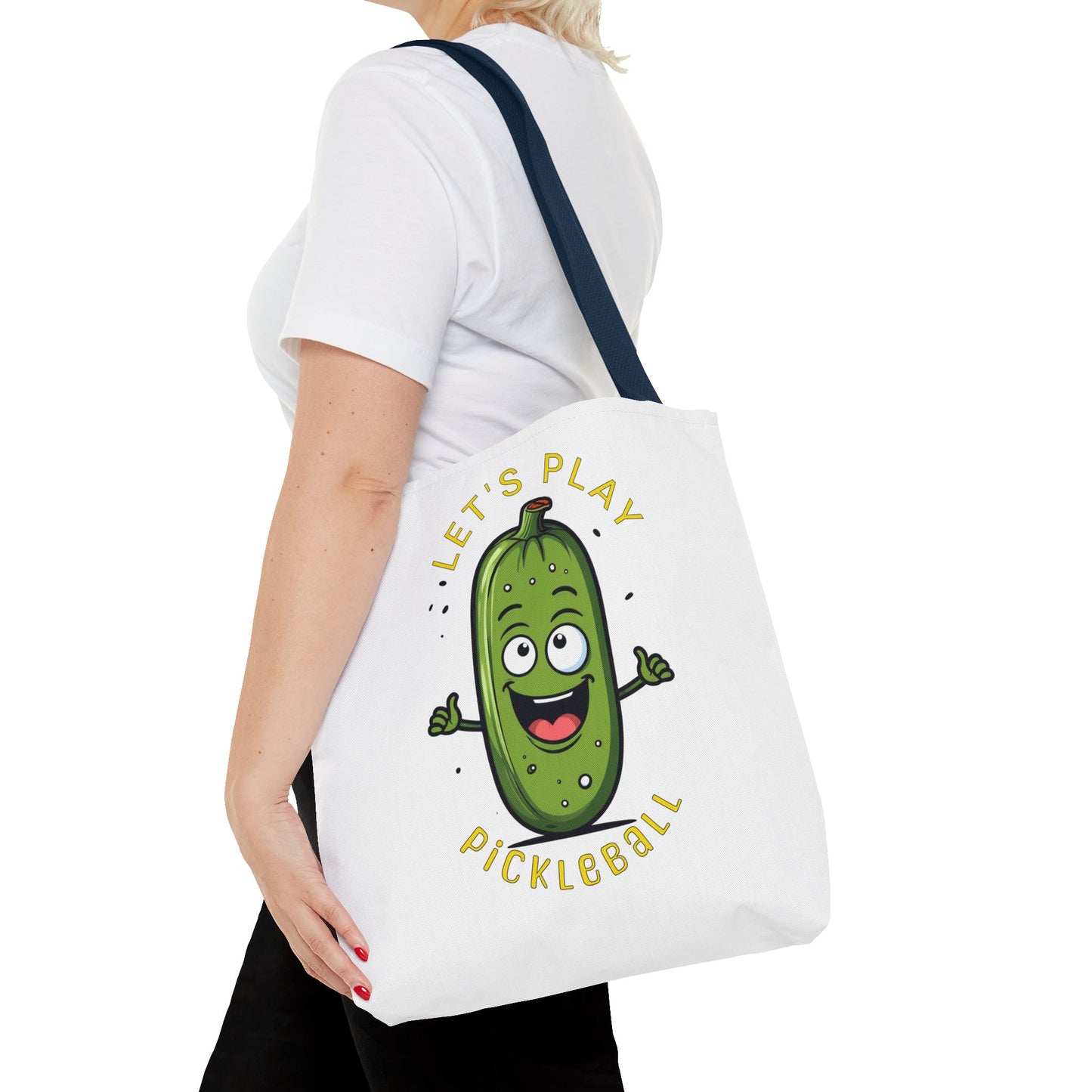 Pickleball Tote Bag, Let's Play Pickleball, Funny Pickle Saying, Pickleball Gift, Sports Bag, Pickleball Accessories