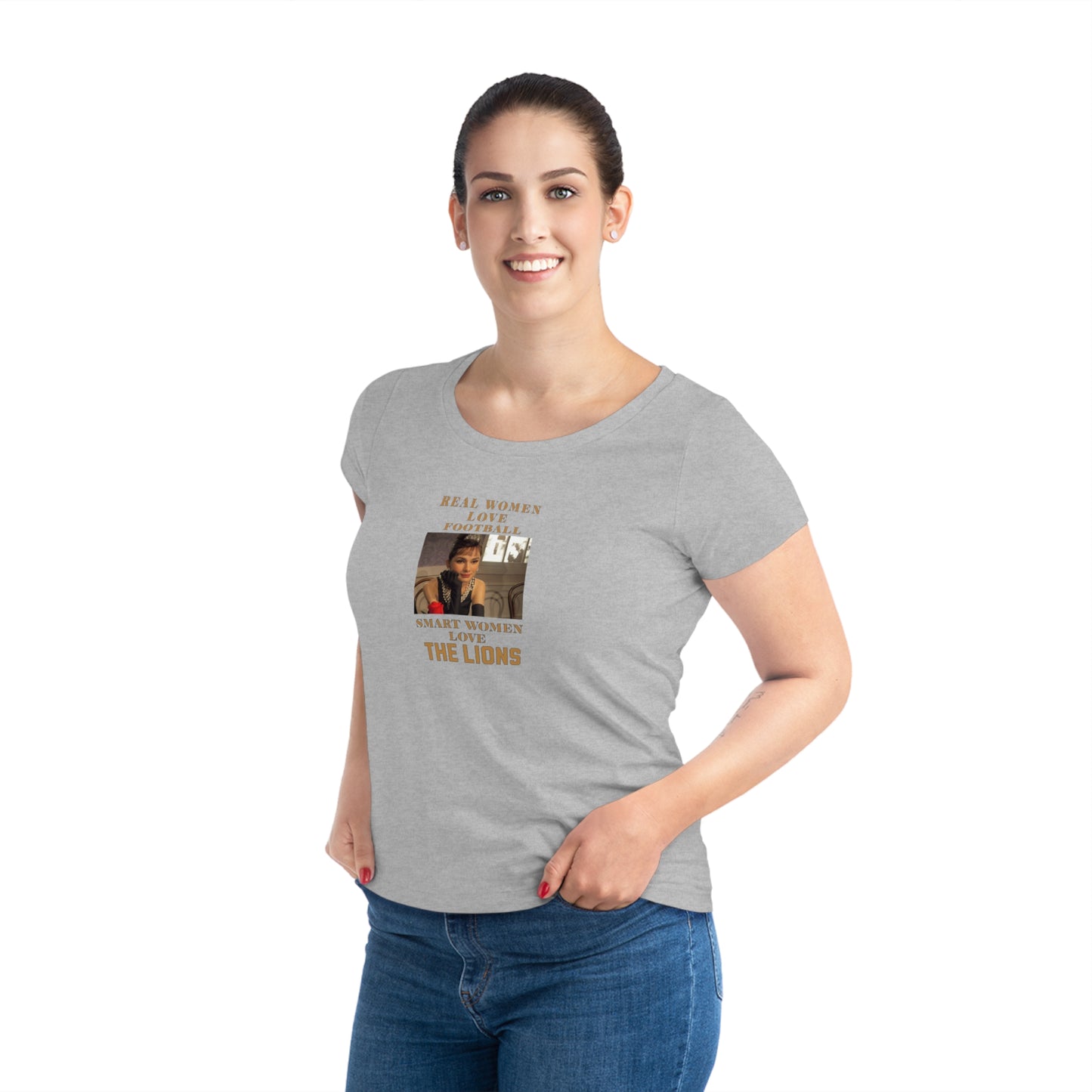 Women's T-Shirt Audrey Hepburn Football Quote