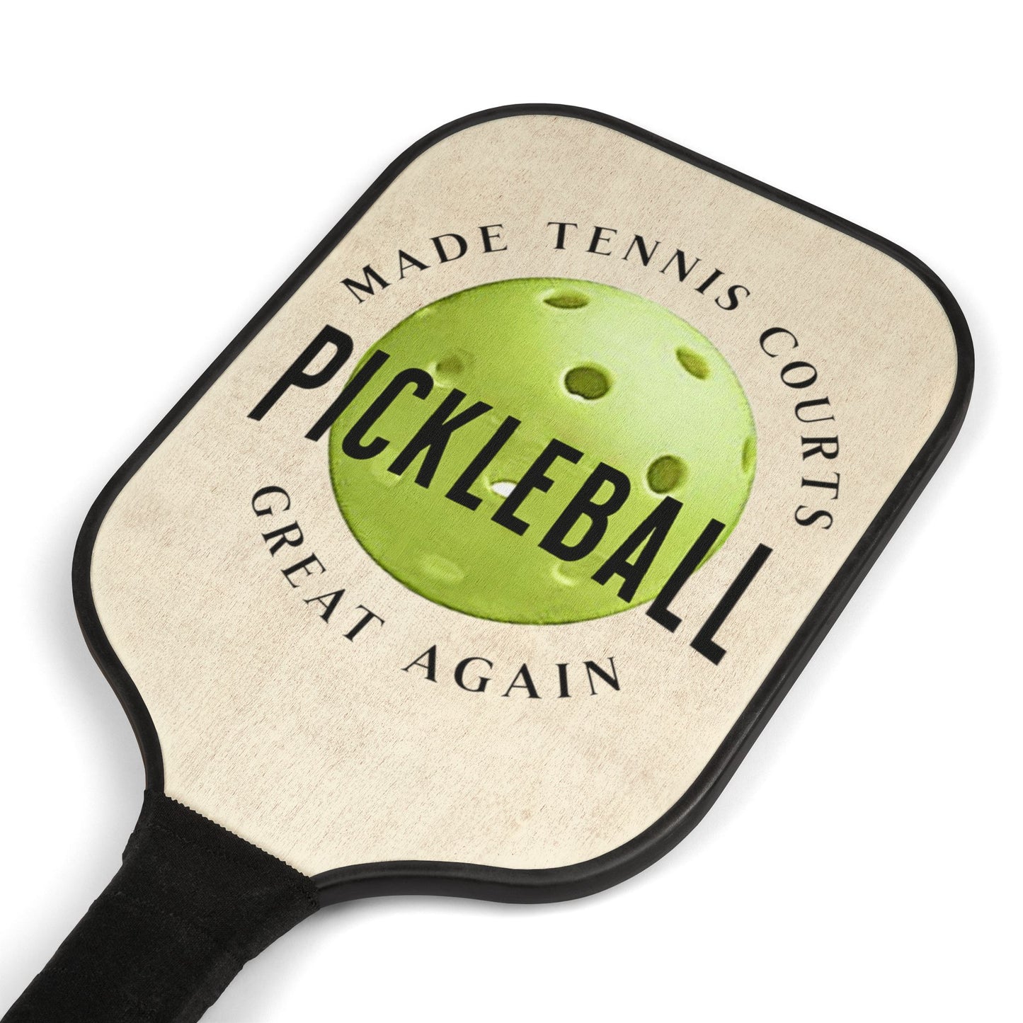 "Pickleball, Making Tennis Courts Great Again Paddle & Ball Kit – Fun Pickleball Design" Pickleball Kit