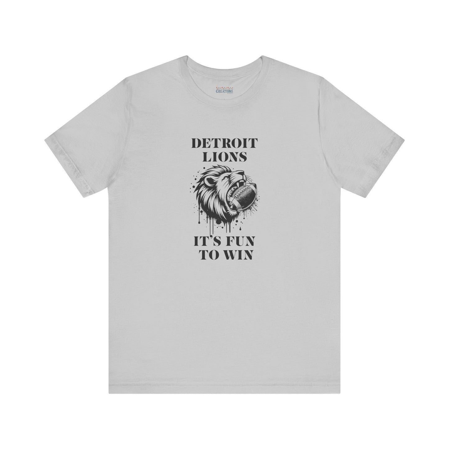 LION'S Football Tee with Locker Room Quote