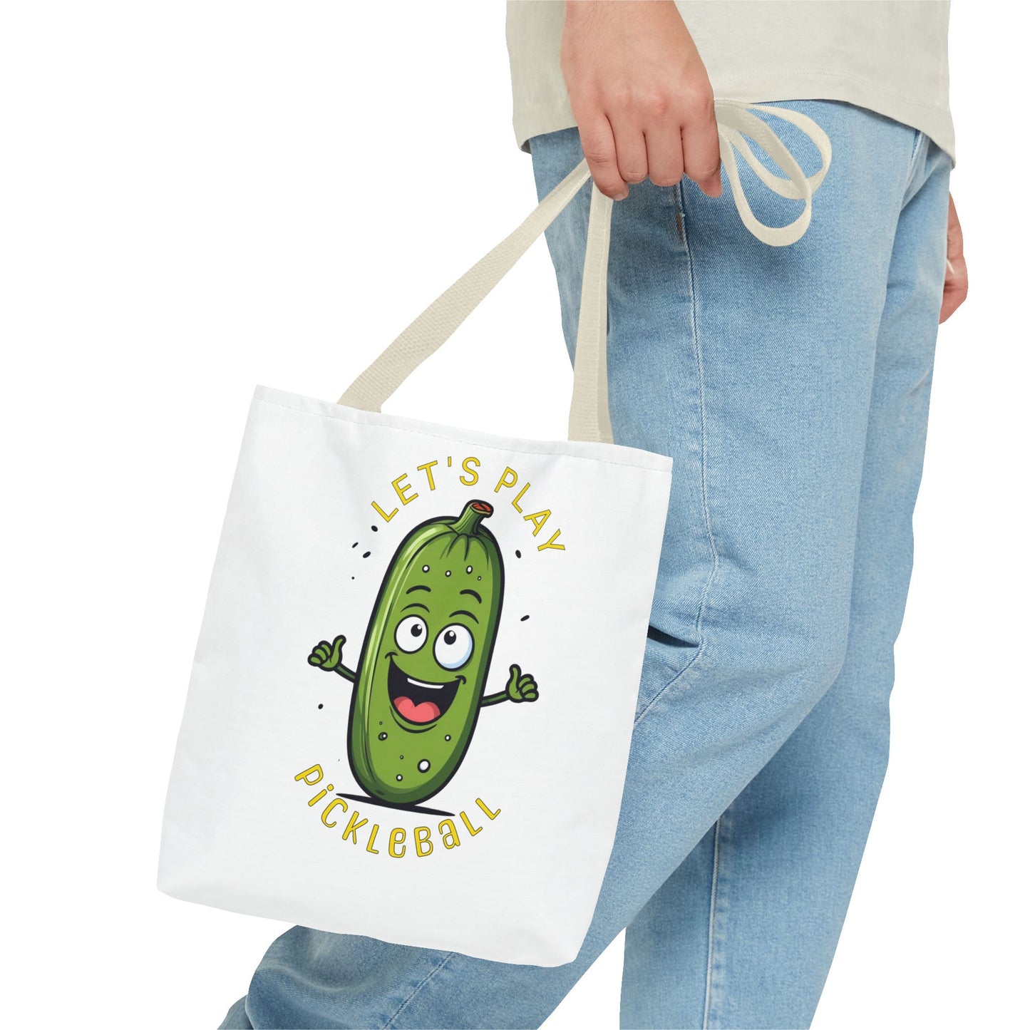 Pickleball Tote Bag, Let's Play Pickleball, Funny Pickle Saying, Pickleball Gift, Sports Bag, Pickleball Accessories