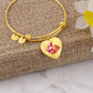"Be Mine Forever" – Luxury Heart Bangle