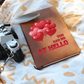 "YOU HAD ME AT HELLO" – Leather-bound Valentine's Notebook