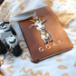 "Be the G.O.A.T. Leather Journal – Cute Goat with Gold Medal Design"