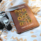 "Sunflowers Make Me Happy Leather Journal – Elegant Design with Sunflowers"