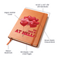 "YOU HAD ME AT HELLO" – Leather-bound Valentine's Notebook
