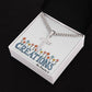Your Guy will LOVE this Cuban Link Chain with Engraved Artisan Cross