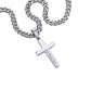 Your Guy will LOVE this Cuban Link Chain with Engraved Artisan Cross