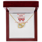 Double Heart Necklace – The Perfect Valentine's Day Gift for Her | Romantic Jewelry for Love