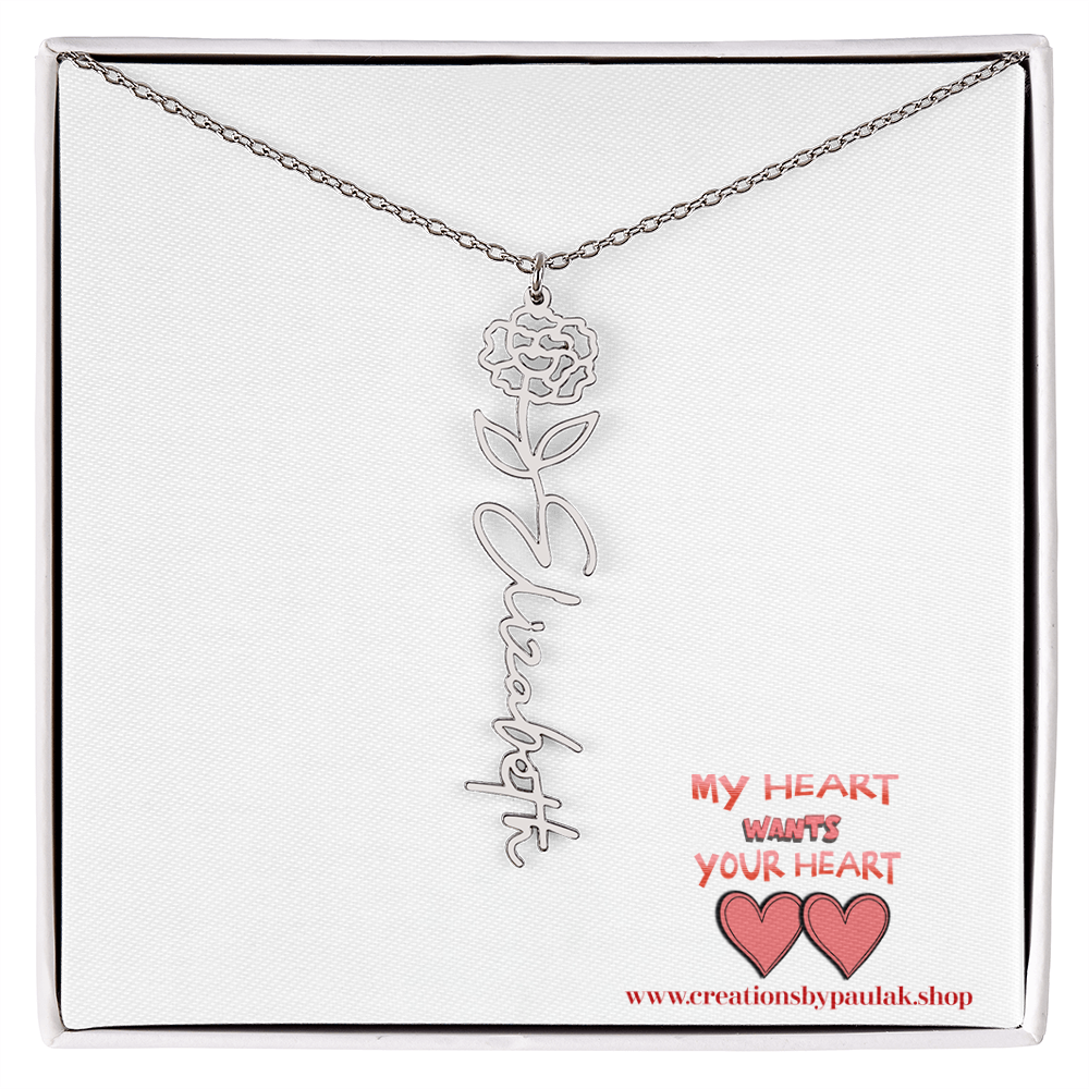 custom "Valentine Necklace" – The Perfect Valentine's Day Gift for Her | Romantic Jewelry for Love