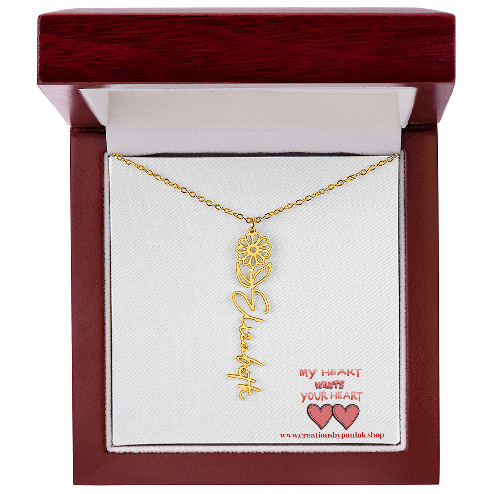 custom "Valentine Necklace" – The Perfect Valentine's Day Gift for Her | Romantic Jewelry for Love