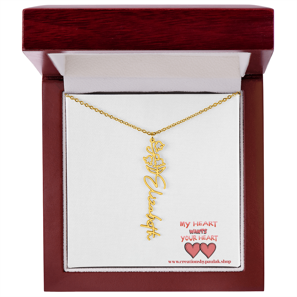 custom "Valentine Necklace" – The Perfect Valentine's Day Gift for Her | Romantic Jewelry for Love