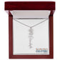 "Elegant Personalized Name Necklace with Flower Accent – Custom Jewelry"-try VALENTINE