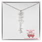 custom "Valentine Necklace" – The Perfect Valentine's Day Gift for Her | Romantic Jewelry for Love