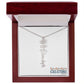 "Elegant Personalized Name Necklace with Flower Accent – Custom Jewelry"-try VALENTINE