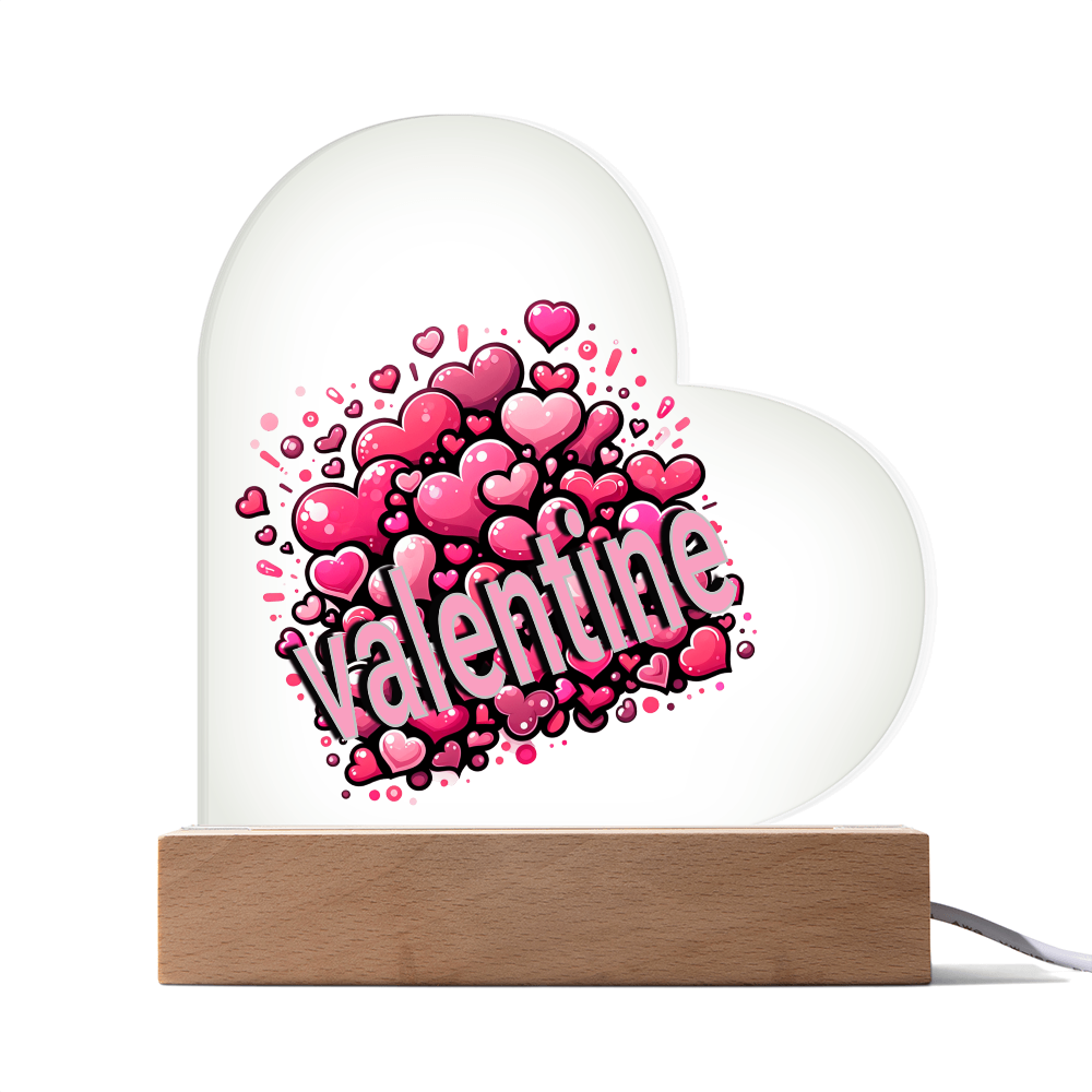 VALENTINE – Acrylic Heart Display"