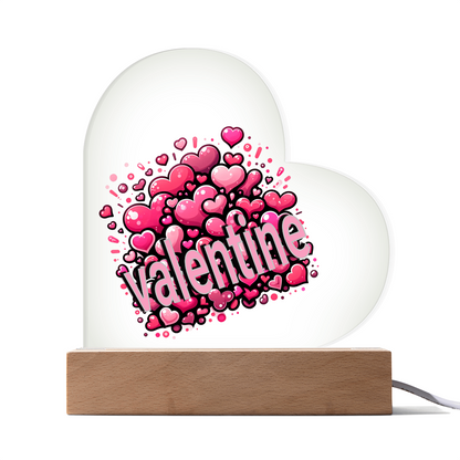 VALENTINE – Acrylic Heart Display"