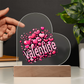 VALENTINE – Acrylic Heart Display"
