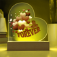 "Be Mine Forever"– Acrylic Heart Display